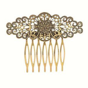 NEW Vintage Court Style Hollow Out Flower Decorative Hair Comb